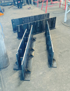 Spawanie blach mocujących