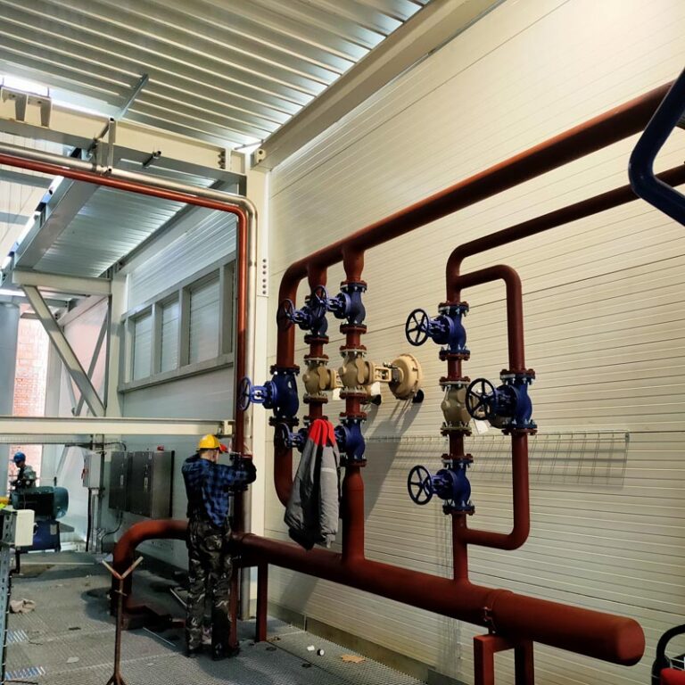 Instalacje rurowe dla mediów parowych