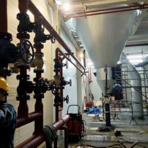 Instalacje rurowe dla mediów parowych