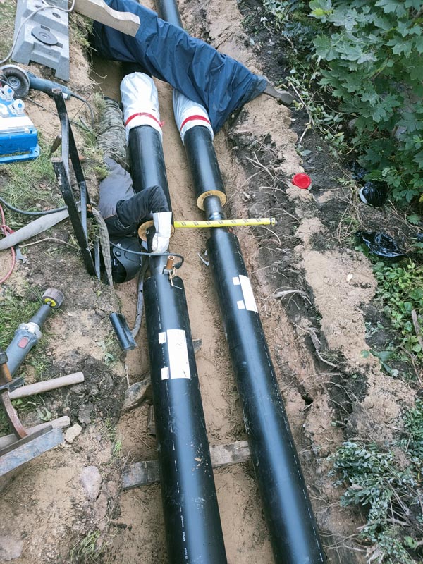 Spawanie rurociągów preizolowanych